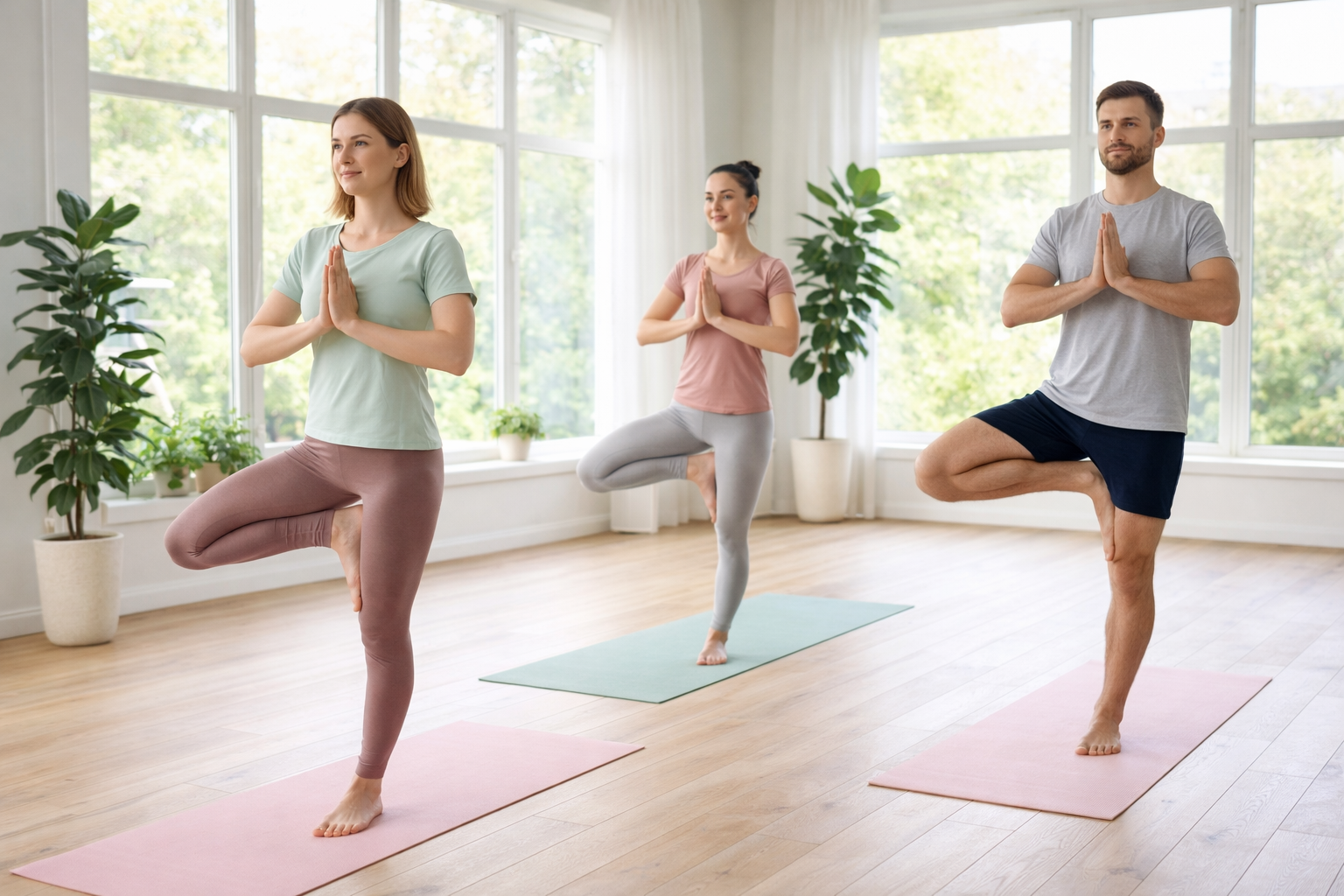 Séance de yoga thérapeutique